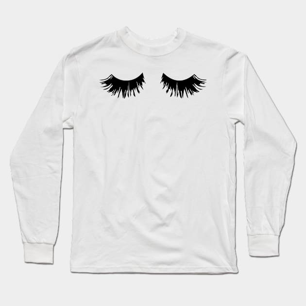 Lashes Long Sleeve T-Shirt by mariansar